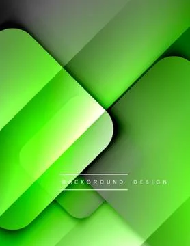 Rounded squares shapes composition geometric abstract background. 3D shadow 스톡 일러스트