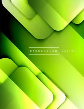 Rounded squares shapes composition geometric abstract background. 3D shadow イラスト素材
