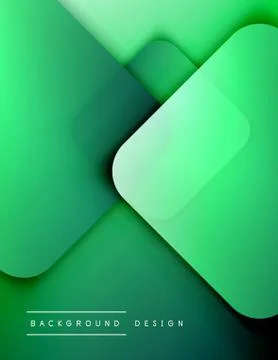 Rounded squares shapes composition geometric abstract background. 3D shadow 스톡 일러스트