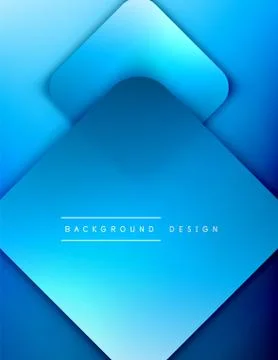 Rounded squares shapes composition geometric abstract background. 3D shadow イラスト素材