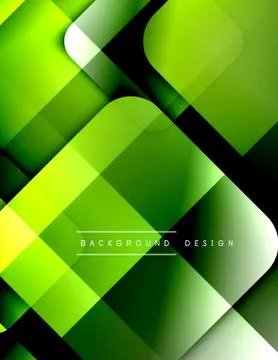 Rounded squares shapes composition geometric abstract background. 3D shadow 스톡 일러스트