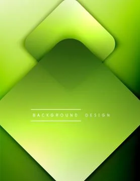 Rounded squares shapes composition geometric abstract background. 3D shadow Illustrazione stock