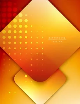 Rounded squares shapes composition geometric abstract background. 3D shadow 스톡 일러스트