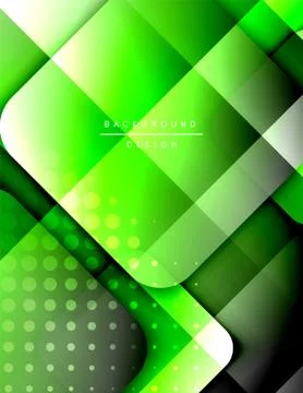 Rounded squares shapes composition geometric abstract background. 3D shadow イラスト素材