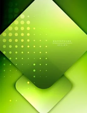 Rounded squares shapes composition geometric abstract background. 3D shadow イラスト素材