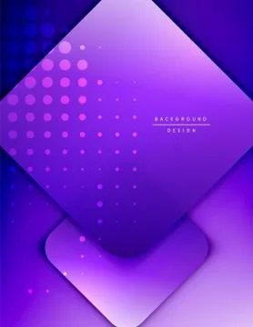 Rounded squares shapes composition geometric abstract background. 3D shadow 스톡 일러스트