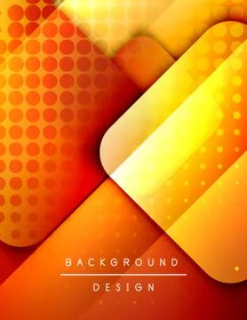 Rounded squares shapes composition geometric abstract background. 3D shadow 스톡 일러스트