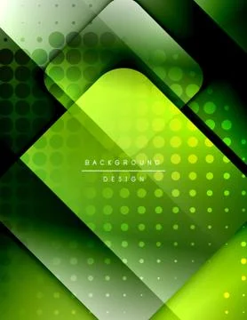 Rounded squares shapes composition geometric abstract background. 3D shadow 스톡 일러스트