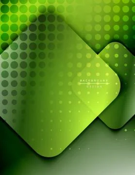 Rounded squares shapes composition geometric abstract background. 3D shadow イラスト素材