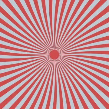 Rounded sun rays in red and grey colors, japan Stock Illustration