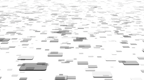 Rounded transparent rectangles sliding Stock Footage 58614209