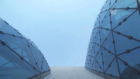 Rounded Windows [4K] Stock Footage 80007351