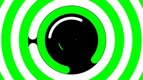 Rounded Wipe Transitions With White And Green Stripes Animated Dynamically Stock Footage 122208388