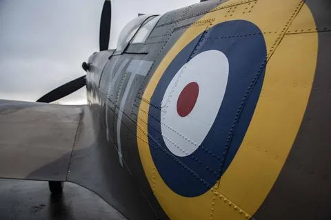 The Roundel of a Spitfire Stock Photos