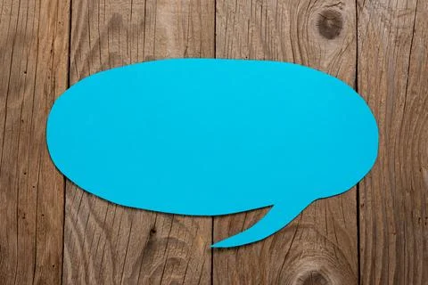 Rounden Speech Bubble On Floor With Important Information Written In. Circled Stock Photos
