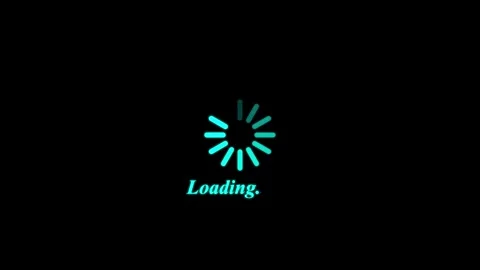 Rounding loading circle icon animation. Loading circle icon animation backg.. Video stock 332583213