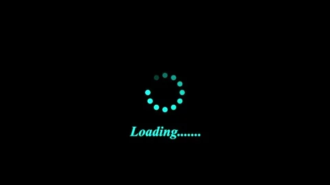 Rounding loading circle icon animation. Loading circle icon animation backg.. Video stock 332583216