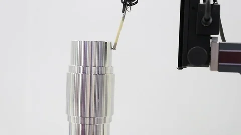 Roundness testing machine Stock Footage 97390834