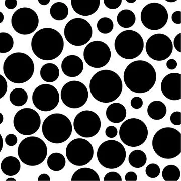Rounds and circles. Seamless vector EPS 10. Abstract geometric pattern Stock Illustration