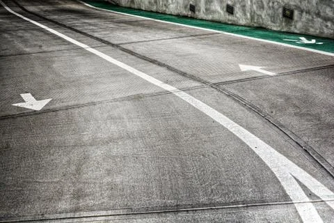 Roundtrip road Stock Photos