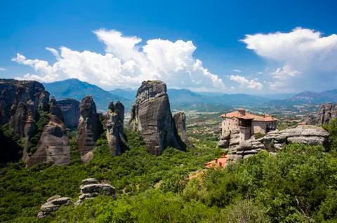 Rousanou Monastery, Greece Foto stock