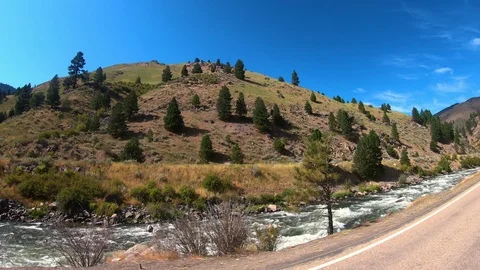Route 55 Payette River Vídeos de archivo 117150224