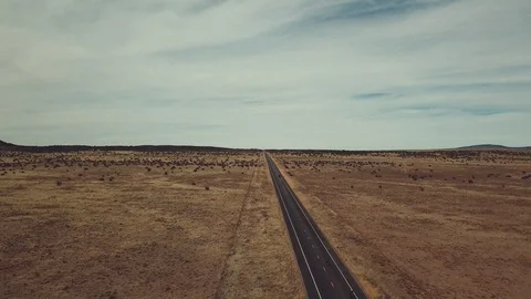Route 66 Aerial Stock Footage 87445683