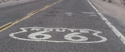 Route 66 Highway Stock Footage 44141997