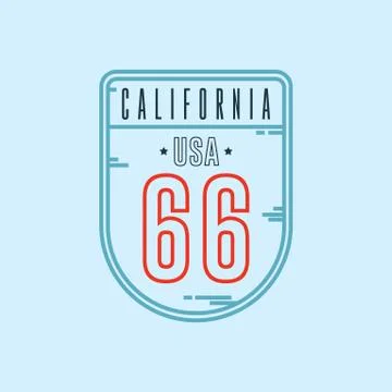 Route 66 Stockillustratie