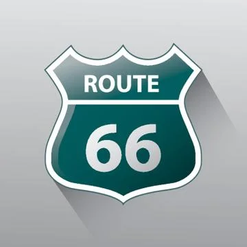Route 66 Stock-Illustration