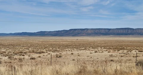 Route 66 Mountain Range Stock Footage 87631600
