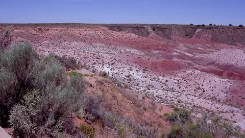 Route 66 Painted Desert Rte 66 Stock Footage 78109764