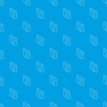 Route 66 pattern vector seamless blue Stock Illustration