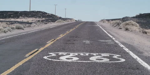 Route 66 on Road Video stock 44020869
