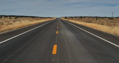 Route 66 Road Stock Footage 87631658