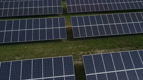 Route 66 solar panels Stock Footage 237978185