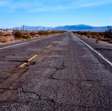 Route 66 in the U.S.A. Stock Photos