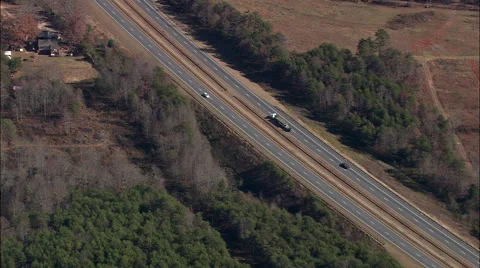 Route 74 Through Forest City Stock Footage 65429047
