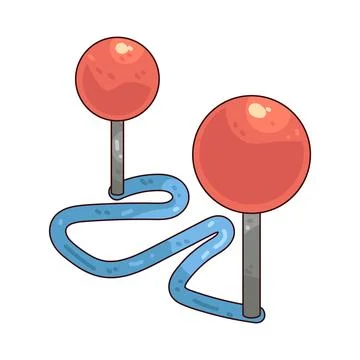 Route illustration Stock Illustration