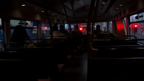 Route Master bus interior. Stock Footage 167506886