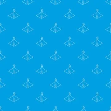 Route pattern vector seamless blue 스톡 일러스트