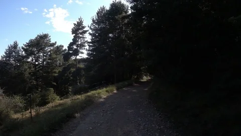 The route of Ter by Ripoll, Girona Stock Footage 120328871