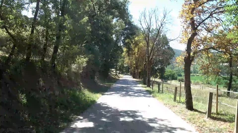 The route of Ter by Ripoll, Girona Stock Footage 120329031