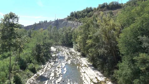 The route of Ter by Ripoll, Girona Stock Footage 120329192