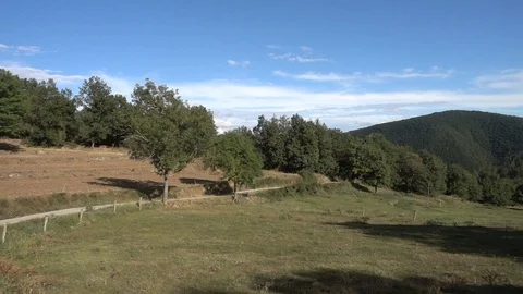 The route of Ter by Ripoll, Girona Stock Footage 120329237