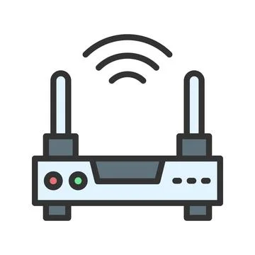 Router Device Icon Image. Stock Illustration