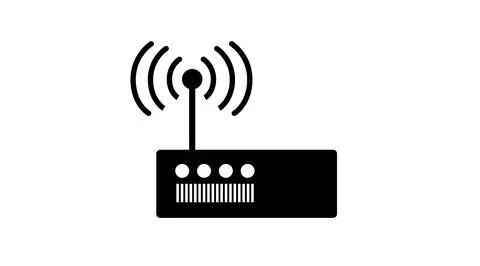 Router Icon. Illustrazione stock