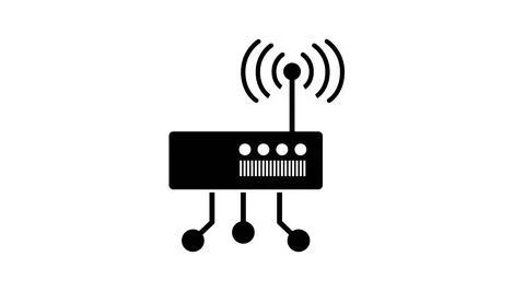 Router Icon. Stock Illustration