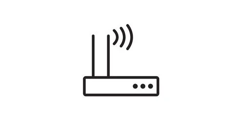 Router icon5 Stock Illustration