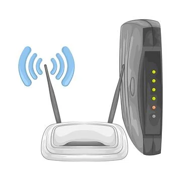Router Illustration Stock Illustration